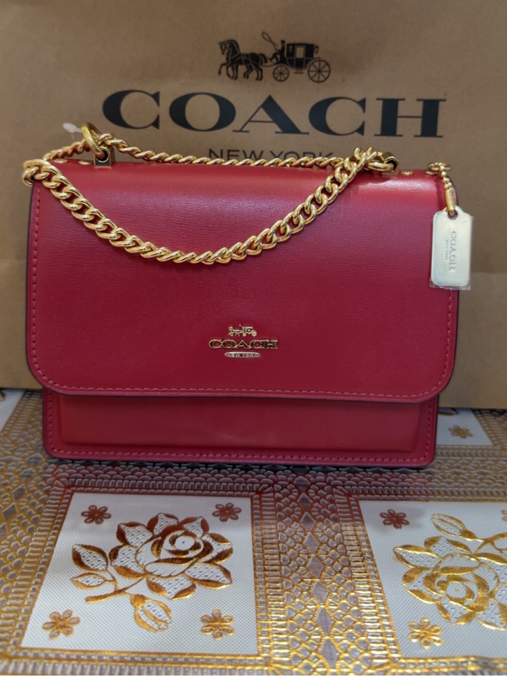 Mini Klare Crossbody in Smooth leather